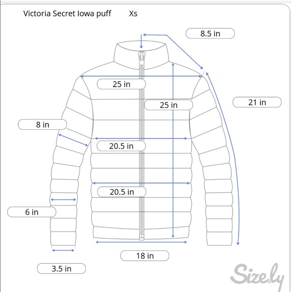 NWT Victoria Secret PINK IOWA bomber puffed coat - Picture 8 of 8